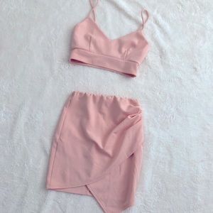 Baby Pink Two Piece Set